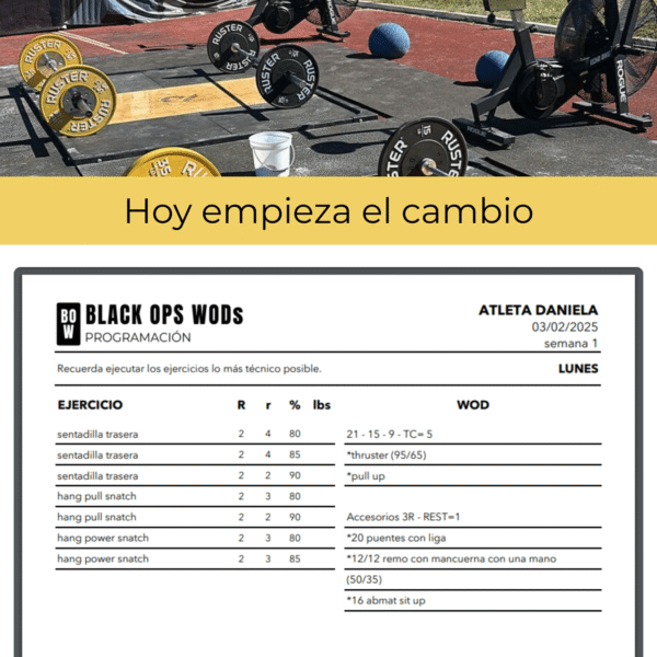 Programación Personalizada